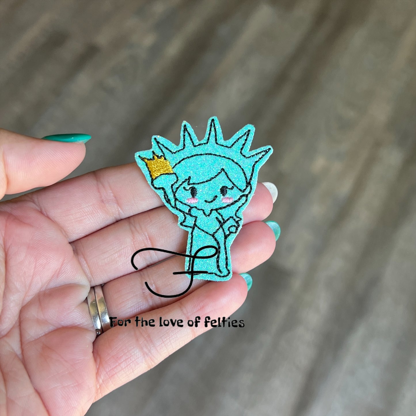 Lady Liberty Feltie
