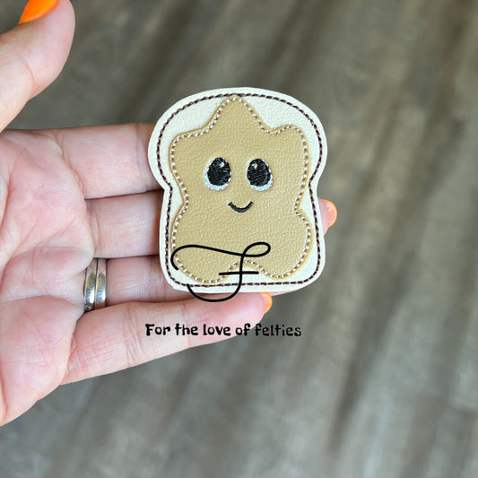 Peanut Butter Toast Feltie