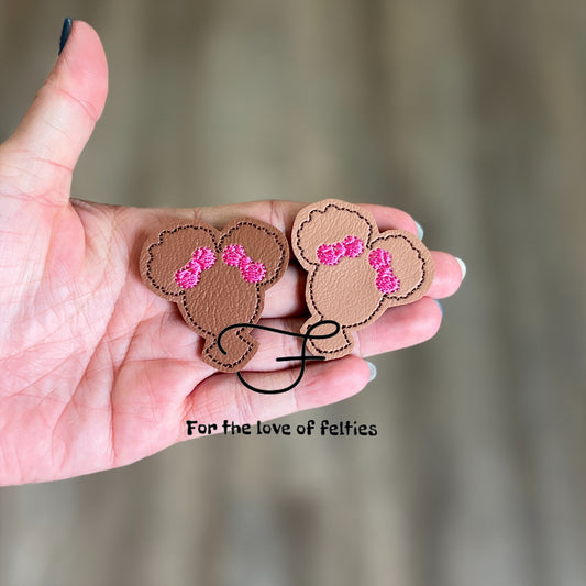 Pigtail Girl Silhouette Feltie