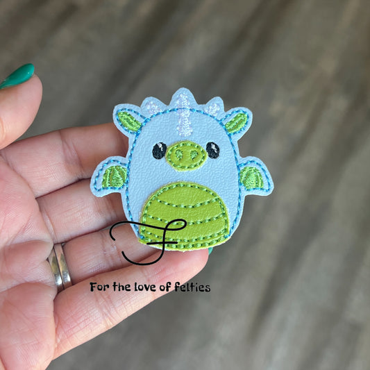 Dragon Squishy Toy Feltie