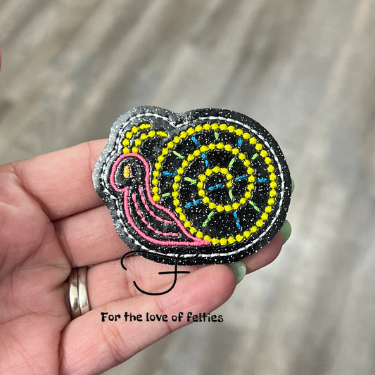 Electric Parade Snail Feltie