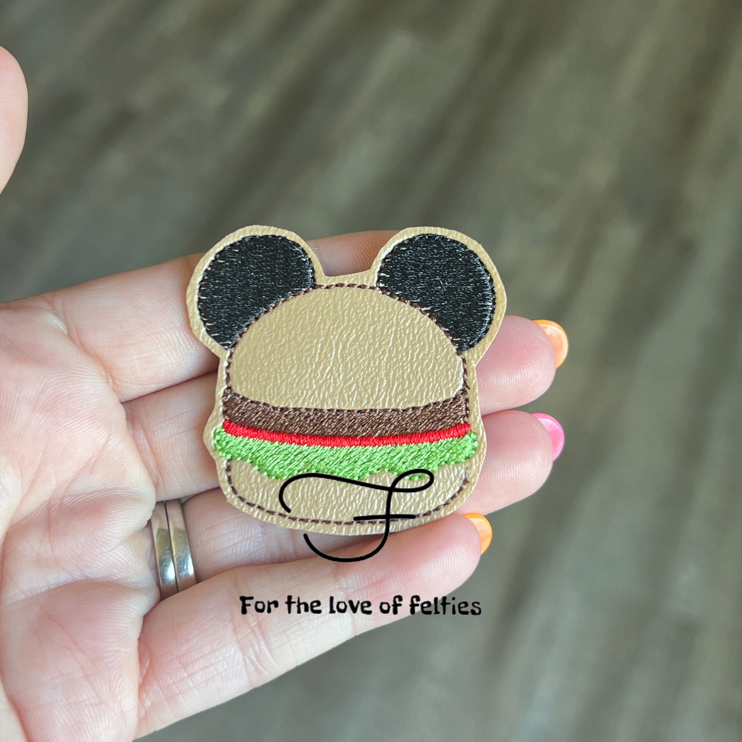 Mouse Burger Feltie