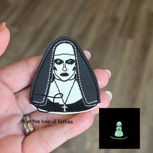 Horror Nun Glow In The Dark Feltie