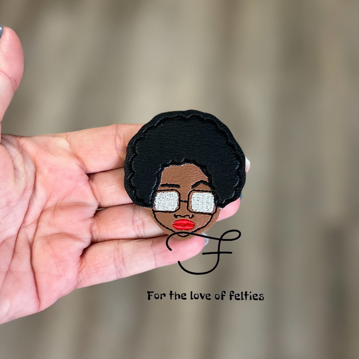 Afro Girl Feltie
