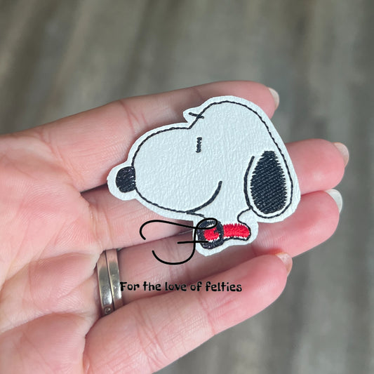 Peanuts Dog Feltie