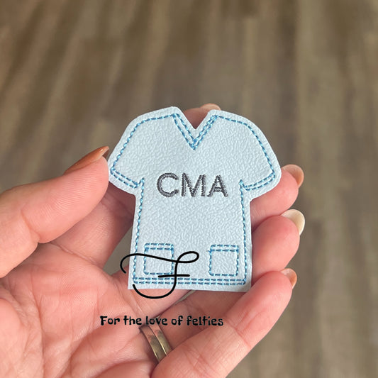 CMA Scrub Top Feltie