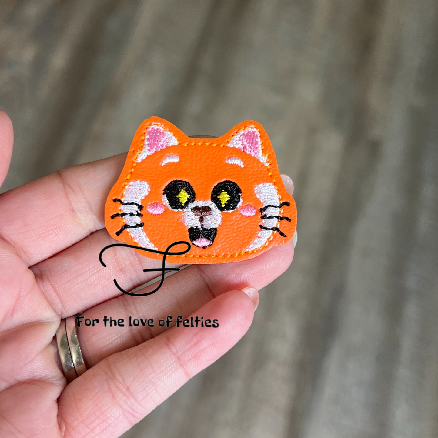 Excited Red Panda Feltie