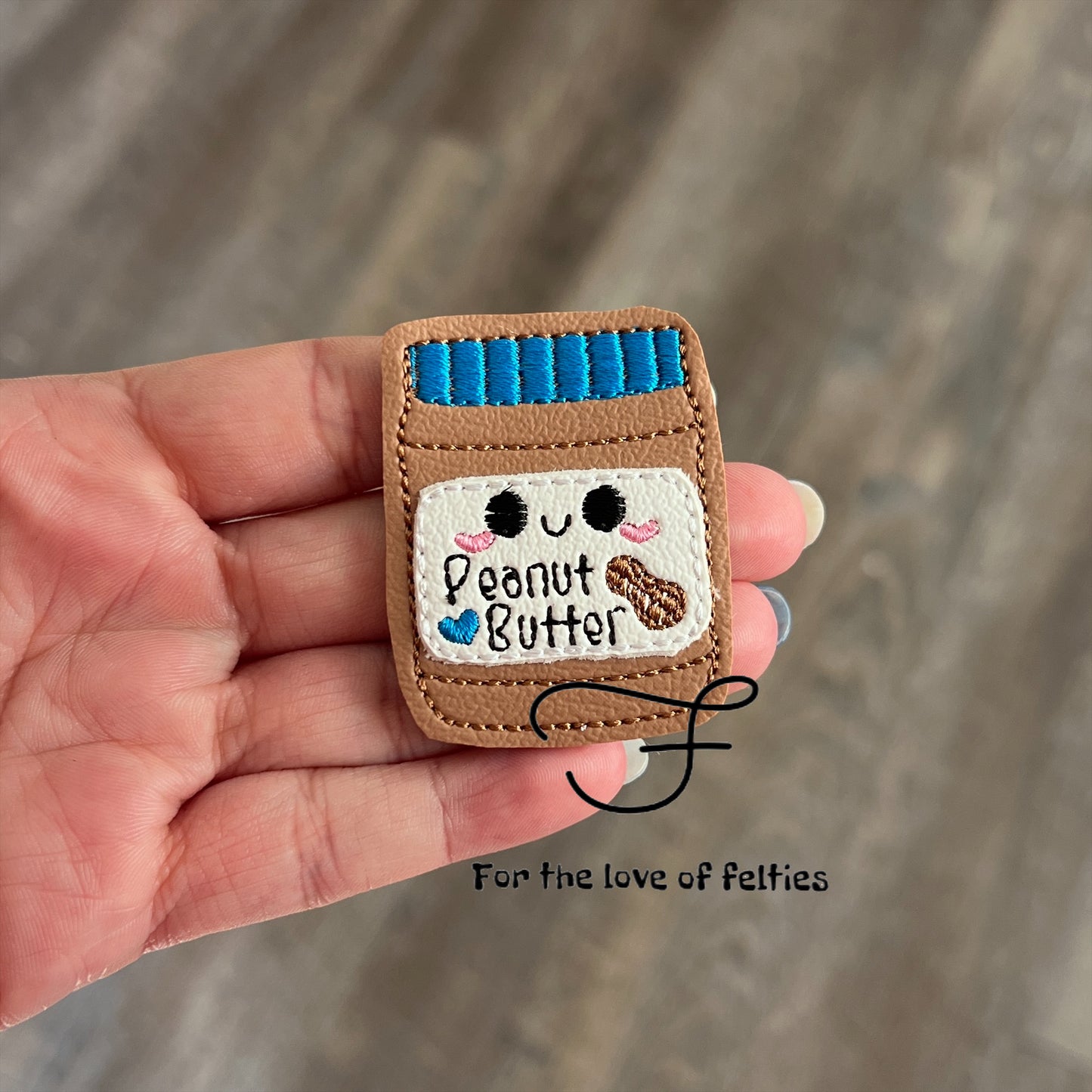 Peanut Butter Jar Feltie