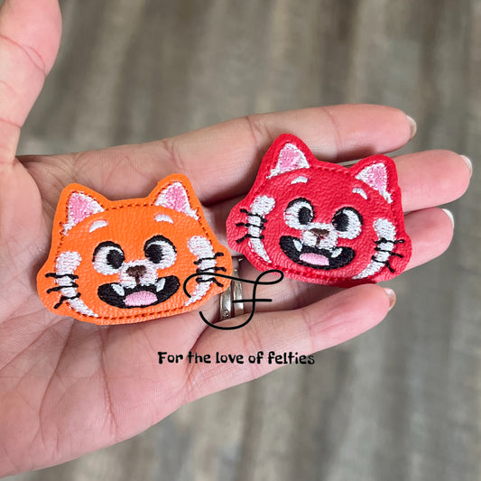 Happy Red Panda Feltie